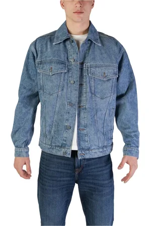 HUGO BOSS Homme, Vestes, Bleu, Taille: S Blazer en coton à col en V avec poches
