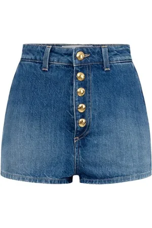 Elisabetta Franchi Femme, Shorts, Bleu, Taille: W25 Shorts d`été élégant