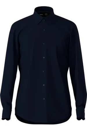 HUGO BOSS Homme, Chemises, Bleu, Taille: M Chemise Slim Fit Stretch
