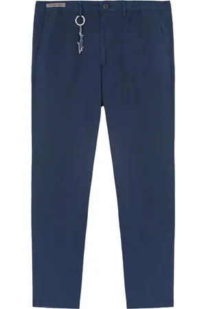Paul & Shark Homme, Pantalons, Bleu, Taille: L Pantalon Chino Décontracté avec Coulisse