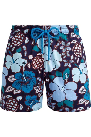 Vilebrequin Homme, Maillots de bain, Multicolore, Taille: L Shorts de Bain Tortues Tropicales