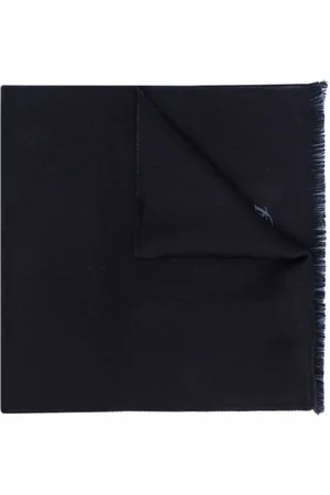 Paul & Shark Homme, Accessoires, Bleu, Taille: ONE Size Écharpe d`hiver en laine