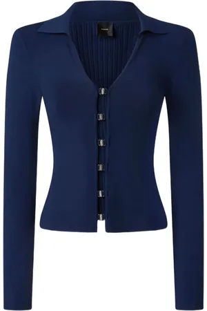 Pinko Femme, Pulls, Bleu, Taille: 38 FR Nansen Fit Cardigan