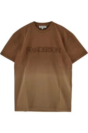 J.W.Anderson Femme, Tops, Brun, Taille: 36 FR Logo T-Shirt