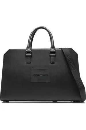Emporio Armani Homme, Sacs, Noir, Taille: ONE Size Sac de Serviette Classique
