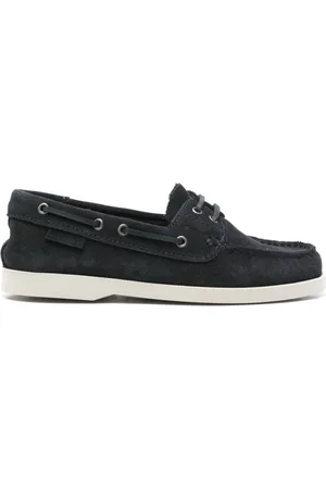 MANEBI Femme, Chaussures, Bleu, Taille: 38 EU Chaussures Plates Bleues à Lacets