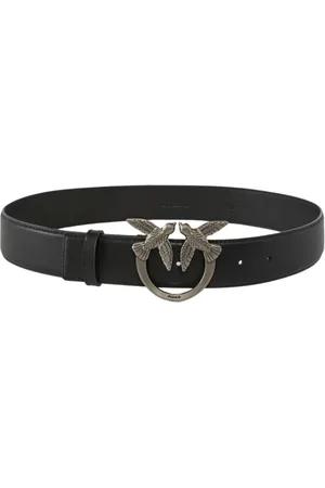 Pinko Femme, Accessoires, Noir, Taille: M Ceinture Noir Argent