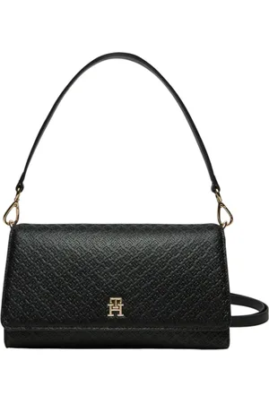 Tommy Hilfiger Femme, Sacs, Noir, Taille: ONE Size Sac à Main à Fermoir Clip