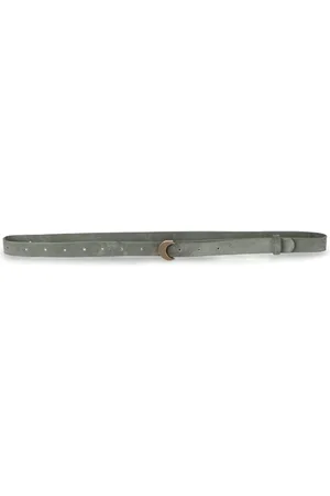 Cortana Femme, Accessoires, Vert, Taille: ONE Size Ceinture en Daim Vert Demi-Lune