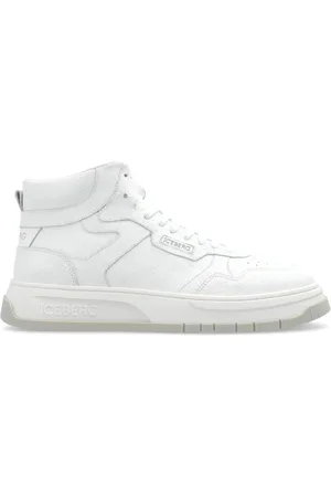 Iceberg Homme, Chaussures, Blanc, Taille: 41 EU Chaussures de sport montantes ‘Clock’