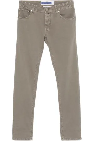 Jacob Cohen Homme, Pantalons, Brun, Taille: W35 Pantalon Classique Cinq Poches Marron