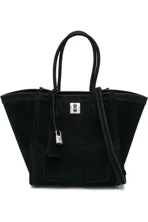 ERMANNO SCERVINO Femme, Sacs, Noir, Taille: ONE Size Sac à Bandoulière Noir avec Fermoir à Cliquet