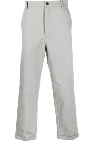 Kenzo Homme, Pantalons, Gris, Taille: W42 Pantalon Chino Décontracté et Formel