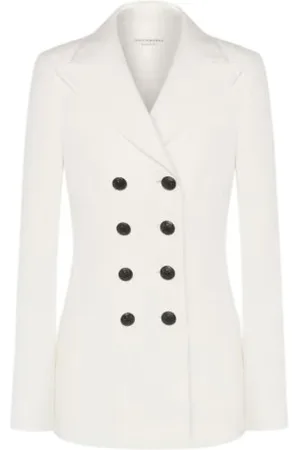 Serafini Femme, Vestes, Blanc, Taille: 36 FR Veste de sport légère blanc naturel
