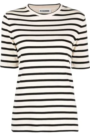 Jil Sander Femme, Tops, Bleu, Taille: 42 FR T-Shirt Décontracté en Coton