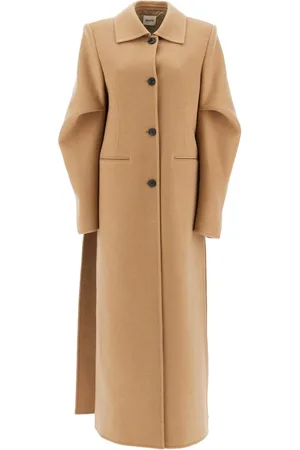 Khaite Femme, Manteaux, , Taille: 36 FR Manteau Cape en Laine avec Fentes Latérales