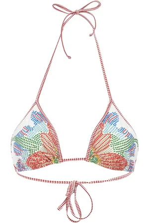 La DoubleJ Femme, Maillots de bain, Multicolore, Taille: 36 FR Haut de bikini ajustable à imprimé Grenadille