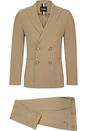HUGO BOSS Homme, Costumes, , Taille: M Costume d`affaires moderne en laine