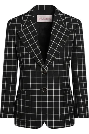 VALENTINO GARAVANI Femme, Vestes, Noir, Taille: 34 FR Veste Croisée