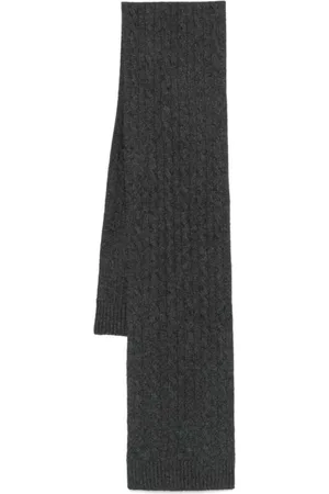 Ralph Lauren Homme, Accessoires, Noir, Taille: ONE Size Écharpe Classique en Mélange de Laine