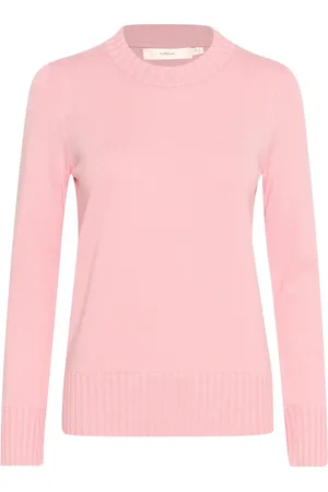 INWEAR Femme, Pulls, Rose, Taille: 38 FR Pull Rose Pâle en Tricot