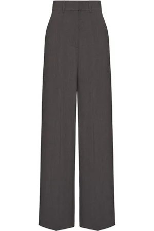 VALENTINO GARAVANI Femme, Pantalons, Gris, Taille: 38 FR Élégant pantalon pour fashionistas modernes