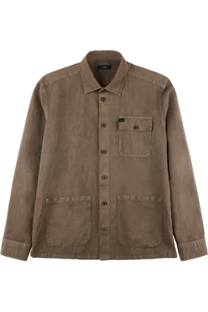 FAY Homme, Vestes, Brun, Taille: L Veste Marron pour Tenues Élégantes