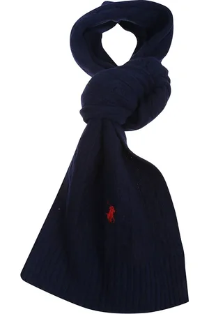 Ralph Lauren Homme, Accessoires, Bleu, Taille: ONE Size Élégant foulard oblong