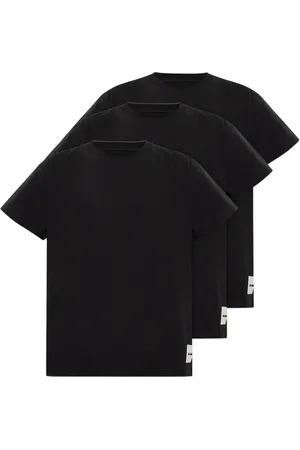 Jil Sander Homme, Tops, Noir, Taille: M Lot de 3 T-shirts griffés