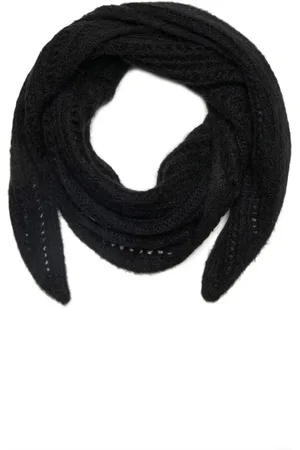 Part Two Femme, Accessoires, Noir, Taille: ONE Size Écharpe Noire à Motifs