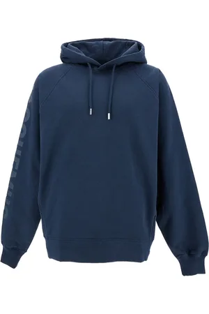 Jacquemus Homme, Sweatshirts et sweats à capuche, Bleu, Taille: S LE Hoodie Typo