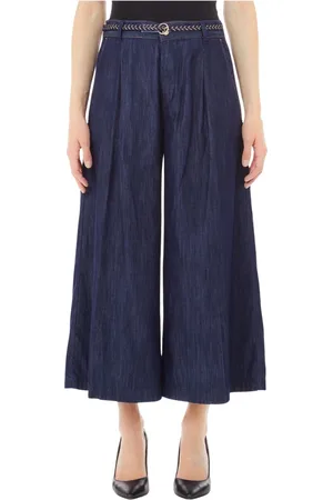 Liu Jo Femme, Pantalons, Bleu, Taille: W30 Bermuda Flare Shorts