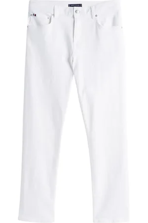 Tommy Hilfiger Homme, Jeans, Blanc, Taille: W34 Jean Stretch Coupe Droite