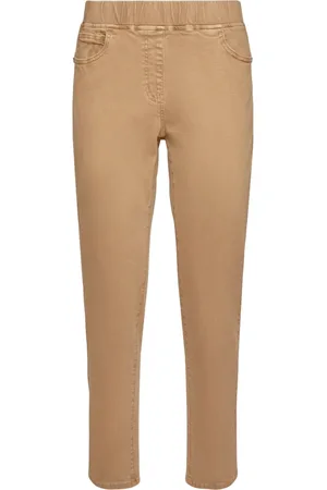 Elena Miro Femme, Pantalons, Brun, Taille: 46 FR Pantalons Élégants pour Femmes