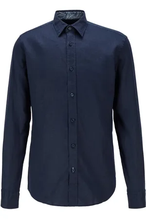 HUGO BOSS Homme, Chemises, Bleu, Taille: M Chemise Casual Ronni