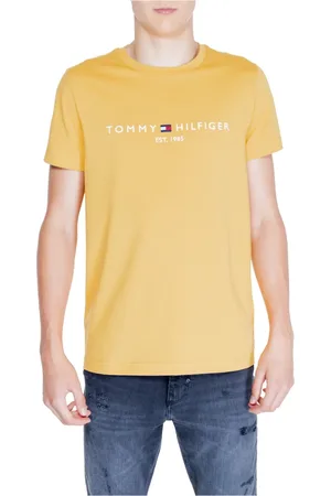Tommy Hilfiger Homme, Tops, Jaune, Taille: L Logo Tee