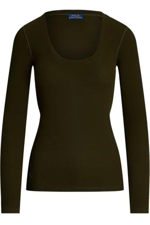 Ralph Lauren Femme, Tops, Vert, Taille: 38 FR T-shirt décontracté