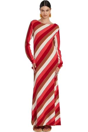 La DoubleJ Femme, Robes, Multicolore, Taille: 40 FR Robe Trapèze d`Automne à Rayures