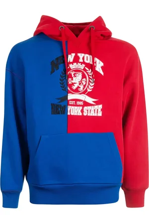 Tommy Hilfiger Homme, Sweatshirts et sweats à capuche, Multicolore, Taille: S Surf the Web Red Crest Sweat à capuche