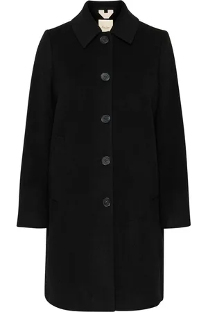 Part Two Femme, Manteaux, Noir, Taille: 42 FR Veste noire classique à grands boutons