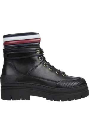 Tommy Hilfiger Femme, Chaussures, Noir, Taille: 40 EU Bottines Corporate Outdoor