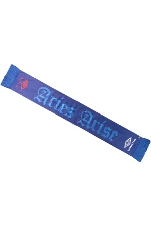 ARIES Homme, Accessoires, Bleu, Taille: ONE Size Écharpe Rose Bleue