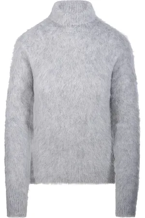 Sportmax Femme, Pulls, Gris, Taille: 36 FR Maille Élégante pour Femmes