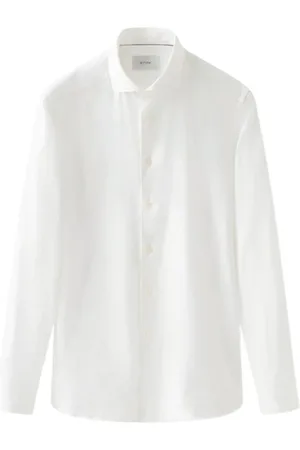 Eton Homme, Chemises, Blanc, Taille: 4XL Chemise Blanche à Manches Longues