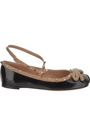 VALENTINO GARAVANI Femme, Chaussures, Noir, Taille: 41 EU Ballerines Rockstud