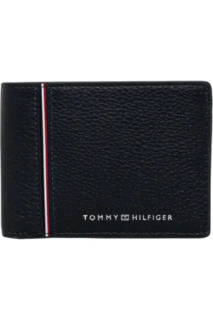 Tommy Hilfiger Homme, Accessoires, Noir, Taille: ONE Size Portefeuille en cuir