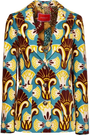 La DoubleJ Femme, Vestes, Multicolore, Taille: 44 FR Blazer en Velours
