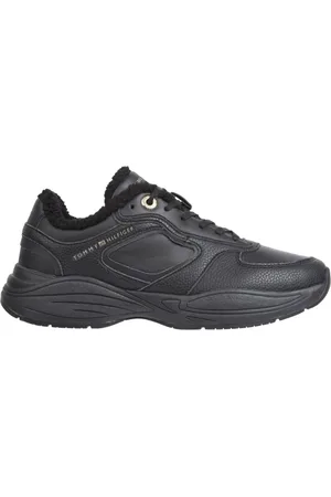 Tommy Hilfiger Femme, Chaussures, Noir, Taille: 37 EU Chunky Winter Runner