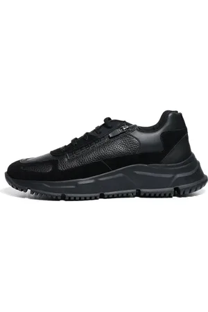 Iceberg Homme, Chaussures, Noir, Taille: 42 EU Baskets Noires Coupe Standard