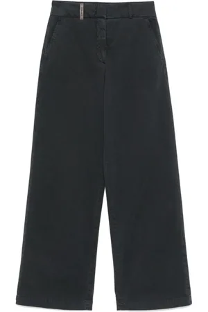 PESERICO SIGN Femme, Pantalons, Bleu, Taille: 40 FR Pantalon Droit